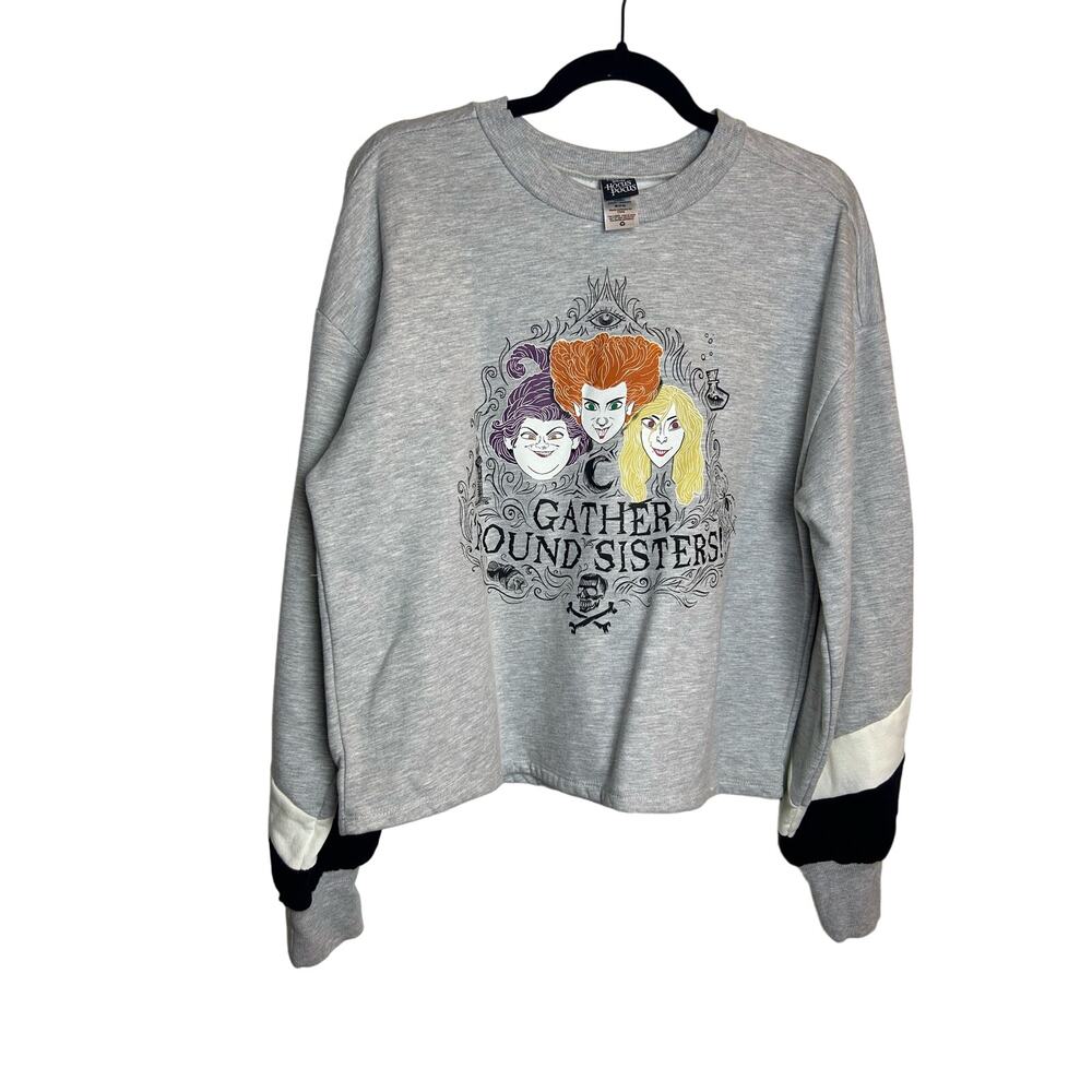 Hocus Pocus Sweatshirt Womens Juniors Medium M Graphic Witches Sisters